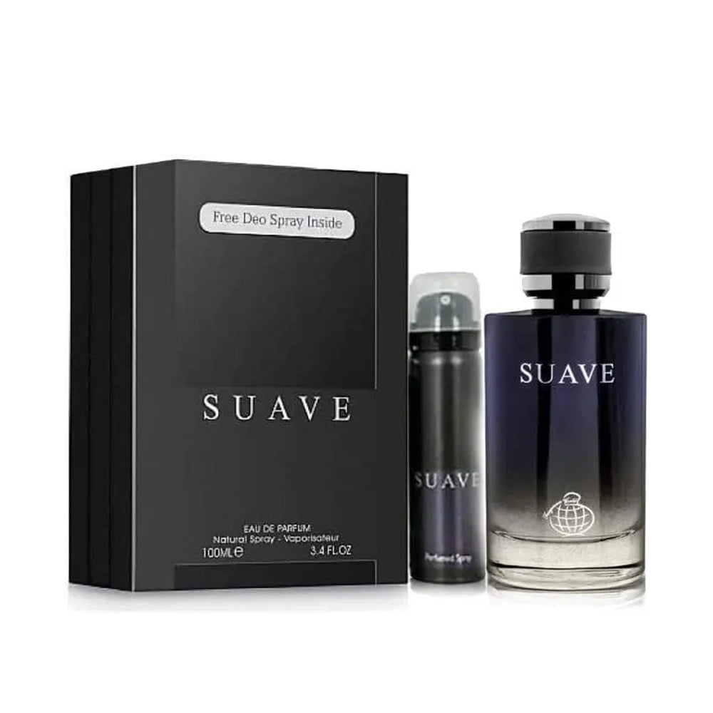 Suave - Eau de Parfum for Men 100ml + Free Deo Spray